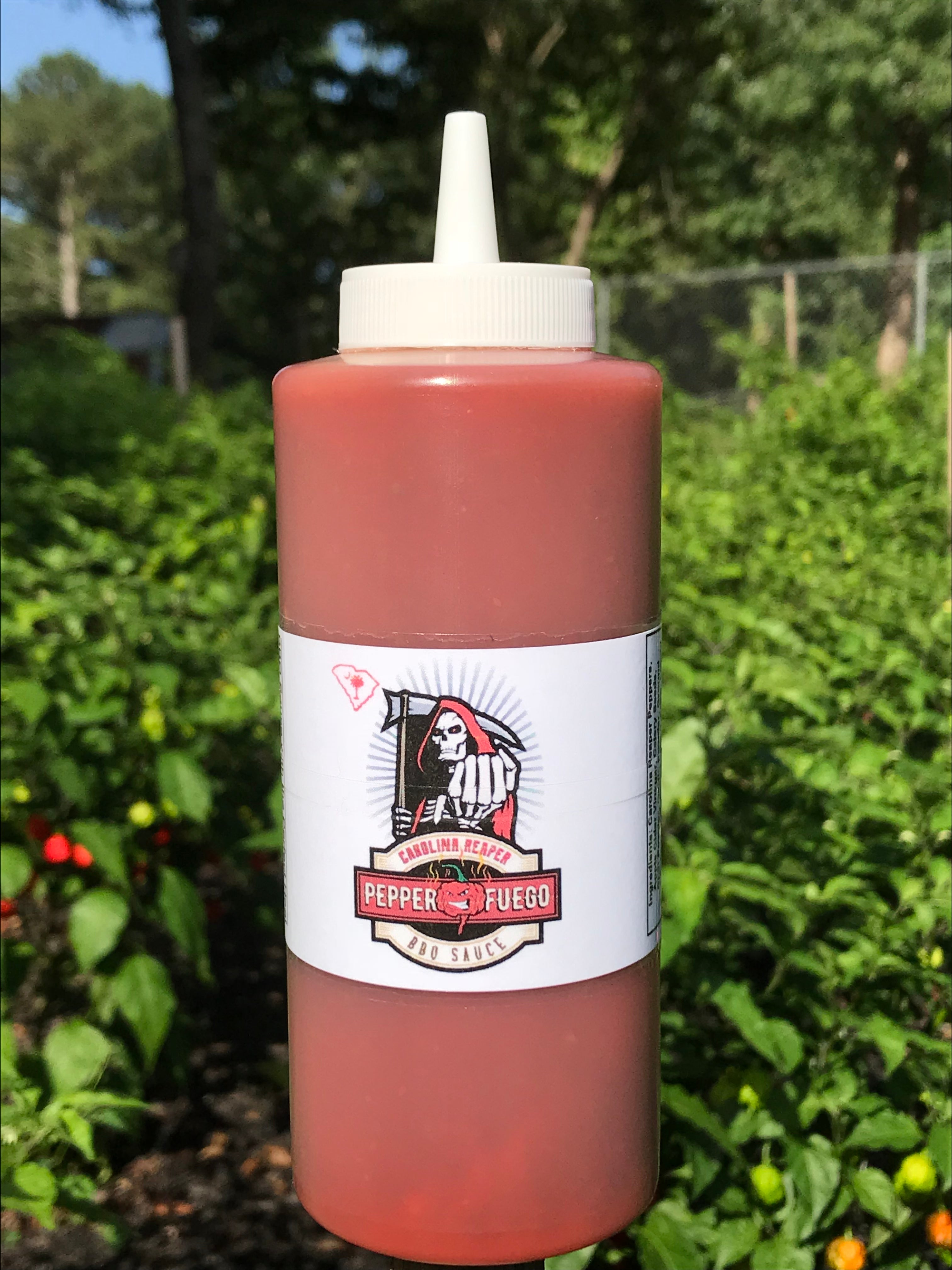 thumbnail image 2 of Pepper Fuego Carolina Reaper BBQ Sauce - Artisan Hot BBQ Sauce Made In USA 2 of 6