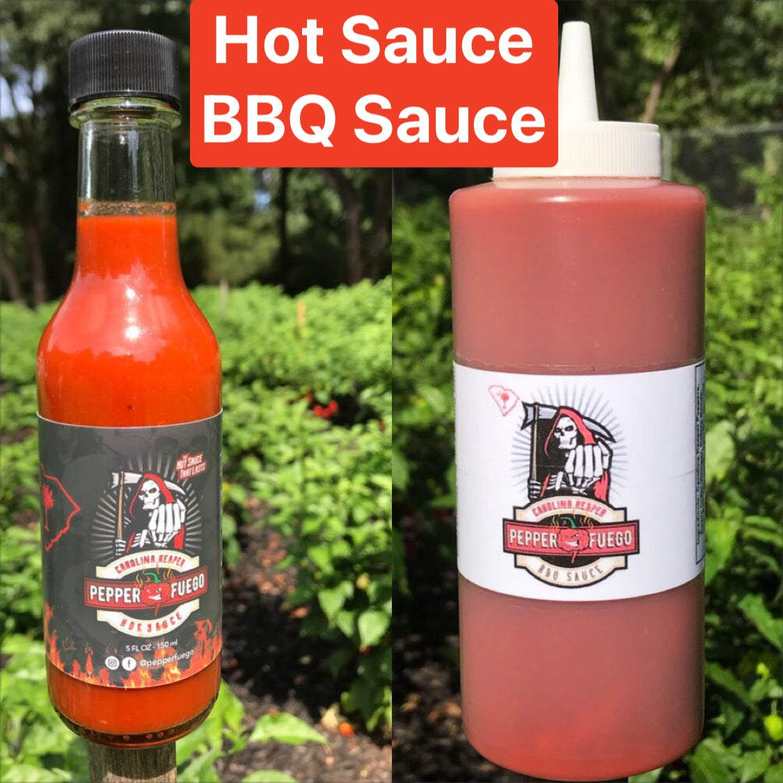 Carolina Reaper Hot Sauce - BBQ Sauce Combo